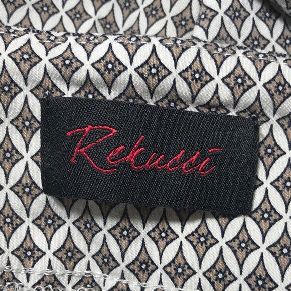 Rekucci Medallion Stretch Capri Pants 14P - Picture 3 of 7